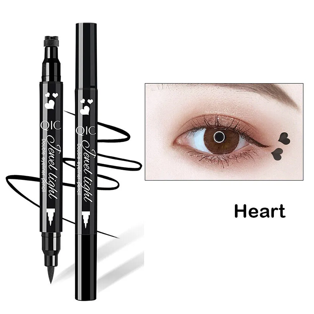 US Winged Eyeliner Stamp Waterproof Long Lasting Liquid Eye Pen Makeup Tool Kit