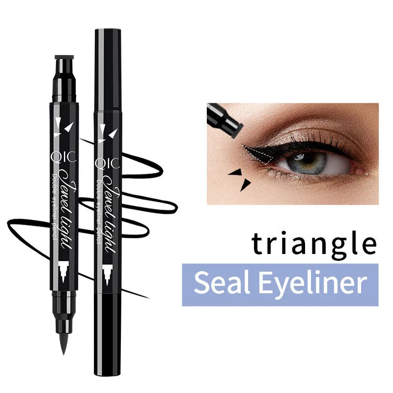 US Winged Eyeliner Stamp Waterproof Long Lasting Liquid Eye Pen Makeup Tool Kit