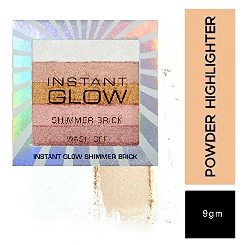 VARS ; LONDON instant glow shimmer blusher bronzer face brick highlighter palette | face blusher palette | combo pack highlighter and illuminators | lusher in shimmer |