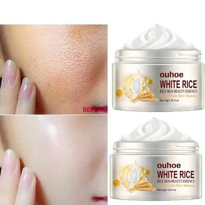 White Rice Whitening Face Cream: Removes Dark Spots, Anti-wrinkle